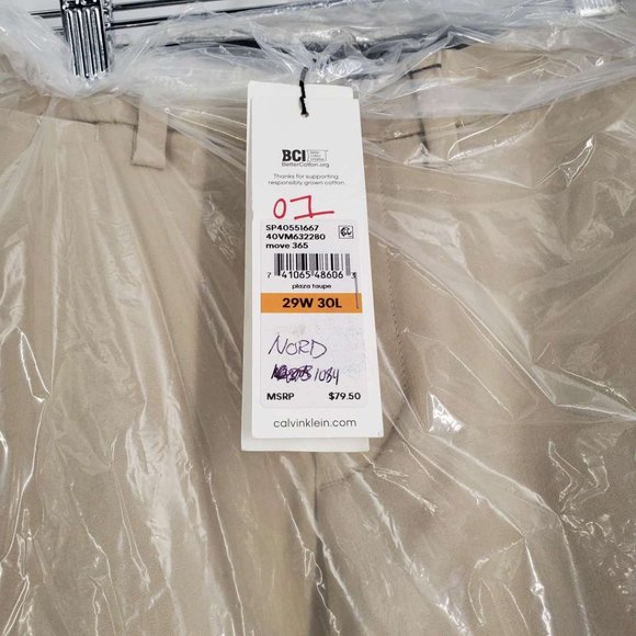 Calvin Klein Mens Slim Fit Chino Pants Size 29W X 30L - Picture 3 of 4